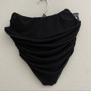 Mesh Black Corset Top by Tic Toc